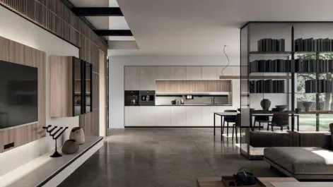 Cucina Design lineare Ak Project 02 in melaminico di Arrital