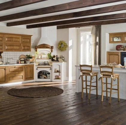 Cucina in Muratura con isola Barchessa 03 di Ar-Tre