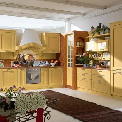 Cucina angolare in Muratura Signoressa 03 di Ar-Tre