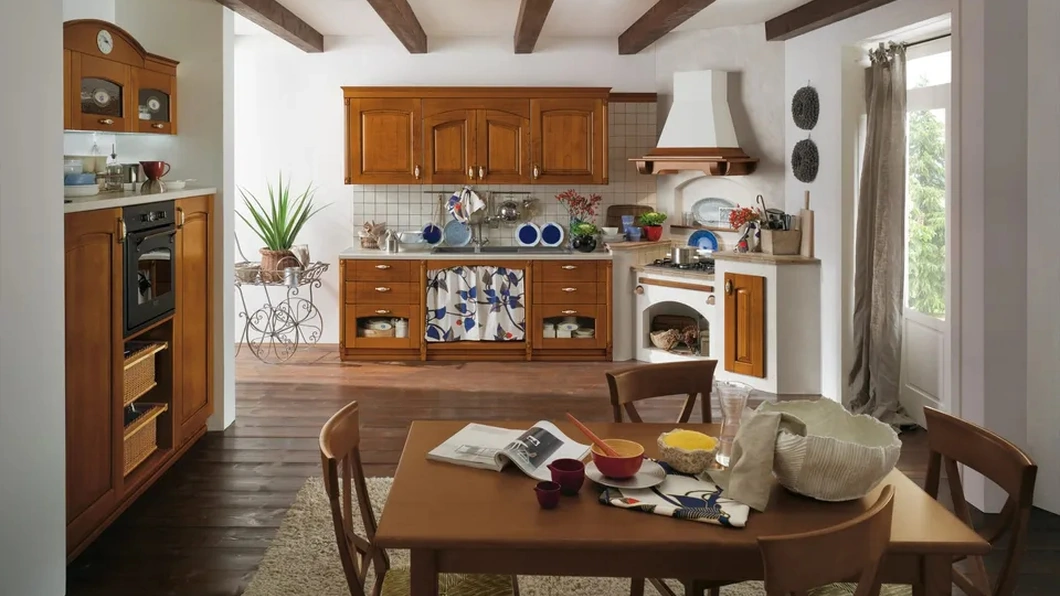 Cucina angolare in Muratura Signoressa 04 di Ar-Tre