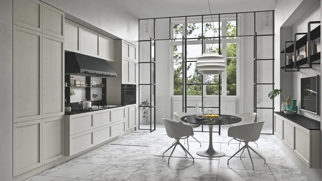 Cucina Moderna lineare in legno laccato Infinity 03 di Ar-Tre