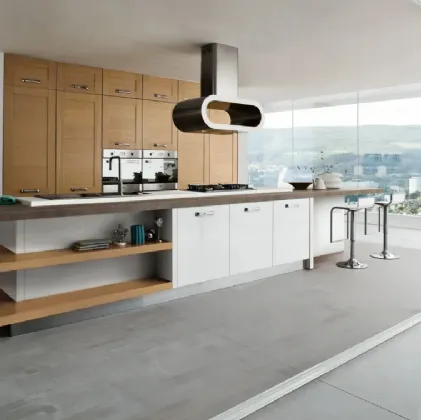 Cucina Moderna Sistema Legno di Ar-Tre