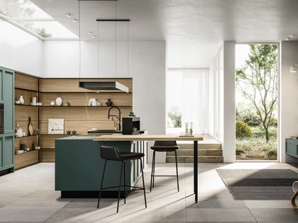 Cucina Moderna con isola Alma 03 di Arredo3