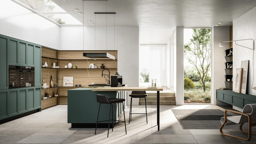 Cucina Moderna con isola Alma 03 di Arredo3
