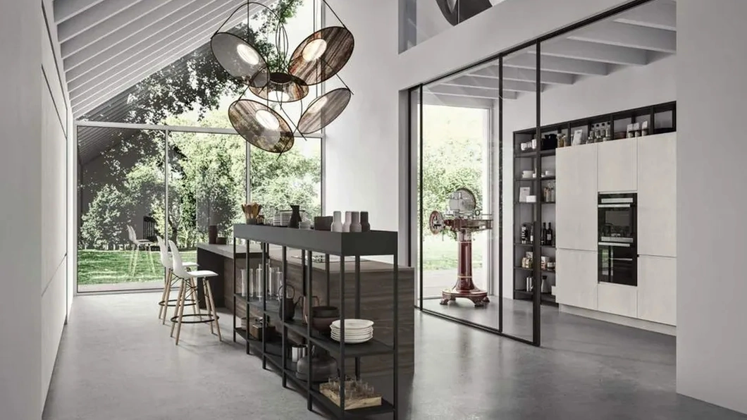 Cucina Moderna con isola Fly Evo Flo Evo 01 di Ar-Tre