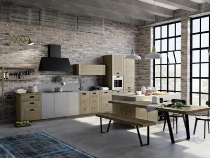 Cucina Moderna con isola Convivium 02 di Fratelli Mirandola