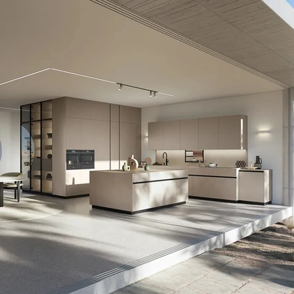 Cucina Moderna con isola I Naturali 02 di Ar-Tre