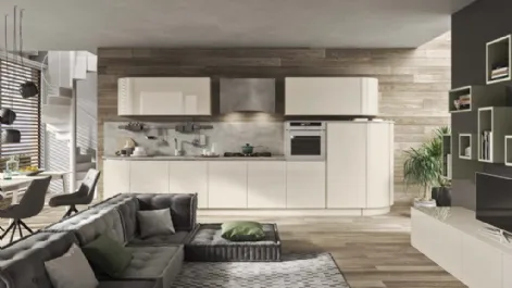 Cucina Moderna lineare in laccato lucido Ibiza di Ar-Tre