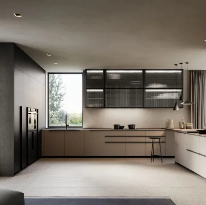 Cucina Moderna Tratto 10 n 03 angolare di Arredo3
