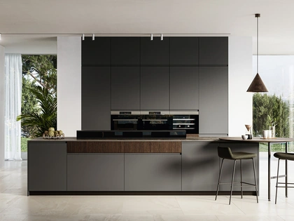 Cucina Moderna in Pet opaco Wega di Arredo3