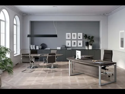 Scrivania Direzionale X Time Work di Quadrifoglio