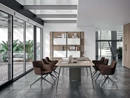 Scrivania Operativa X3 di Quadrifoglio