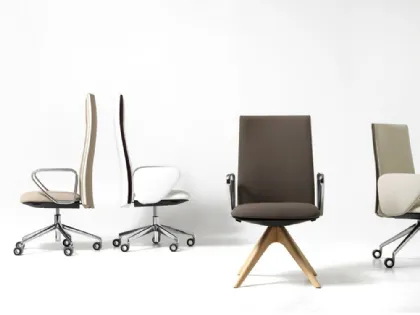 Poltrona direzionale Velvet di Diemmeoffice